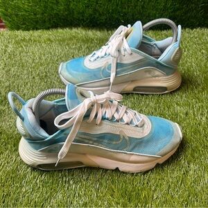 Nike Blue and White Athletic Shoes